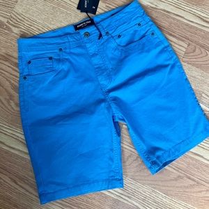 NWT Mens blue dress shorts, Kenneth Cole